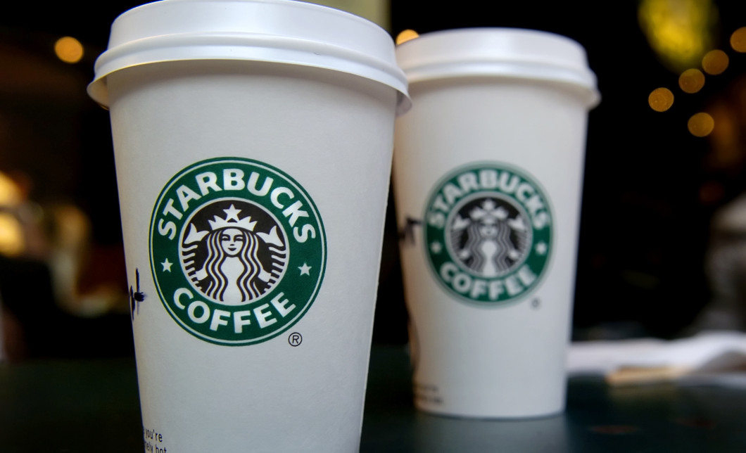 Mandatory Credit: Photo by Newscast/REX Shutterstock (4418277a) Starbucks Coffee cups. VARIOUS