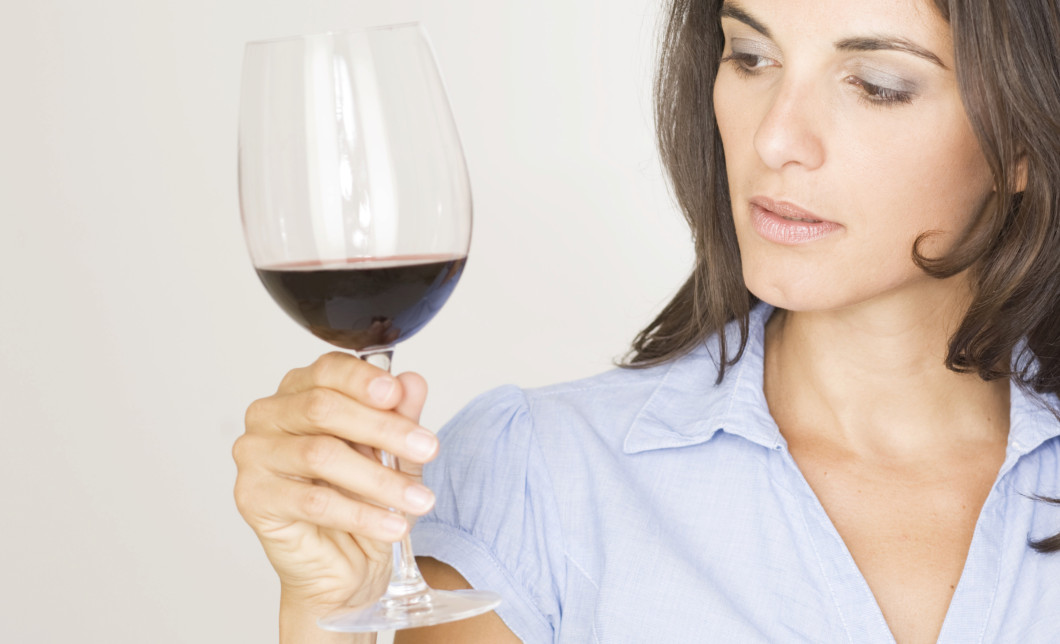 Mandatory Credit: Photo by REX Shutterstock (4837379a) Woman tasting red wine VARIOUS