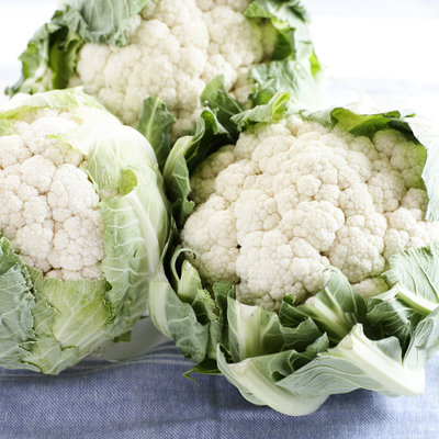 Cauliflowers on napkin