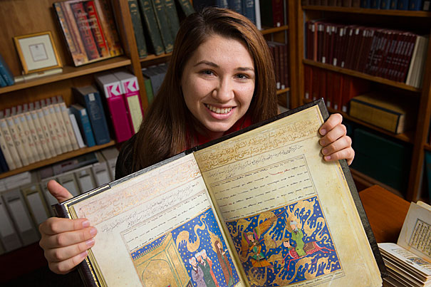 The odds were stacked against Eni Dervishi to come to Harvard because she came from a small Albanian town, did not attend a private school, and her parents had no formalized education. She came to Harvard on a full scholarship. During her time here, she was granted three European internships - two through CES and one through HBS. Jon Chase/Harvard Staff Photographer