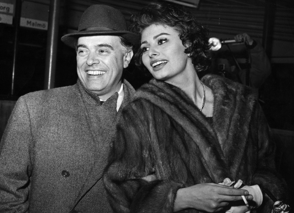 Sofia Loren dhe Carlo Ponti në vitin 1958