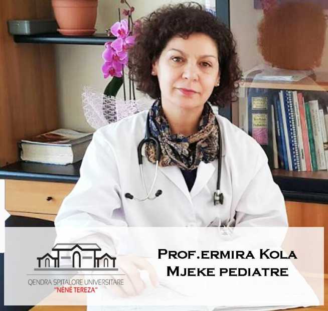 Prof. Ermira Kola, Shefe e Shërbimit të Reanimacionit Pediatrik