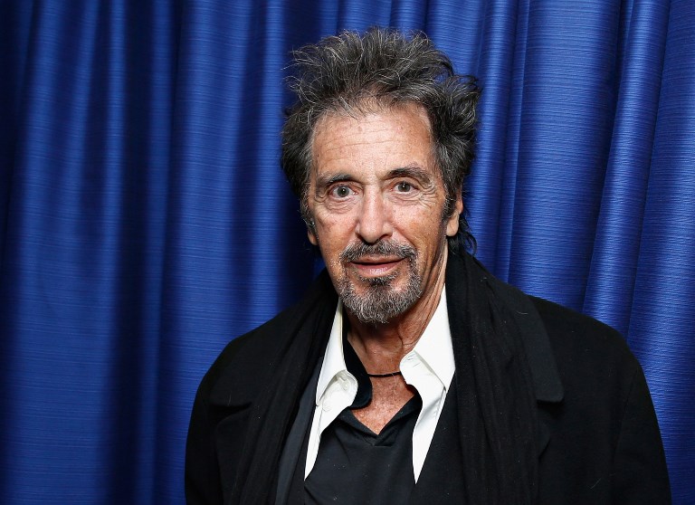 NEW YORK, NY - JANUARY 21: (EXCLUSIVE COVERAGE) Actor Al Pacino visits the SiriusXM Studios on January 21, 2015 in New York City.   Cindy Ord/Getty Images for SiriusXM/AFP