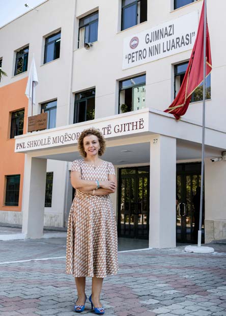 Teuta Braçaj, Drejtore e shkollës së mesme publike “Petro Nini Luarasi”