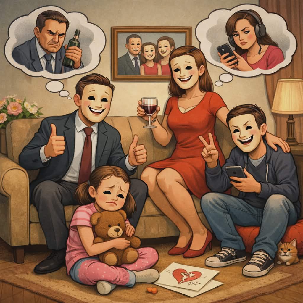 familja-hipokrite-vizatim